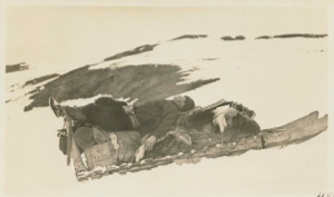 Image of MacMillan at rest on ice cap